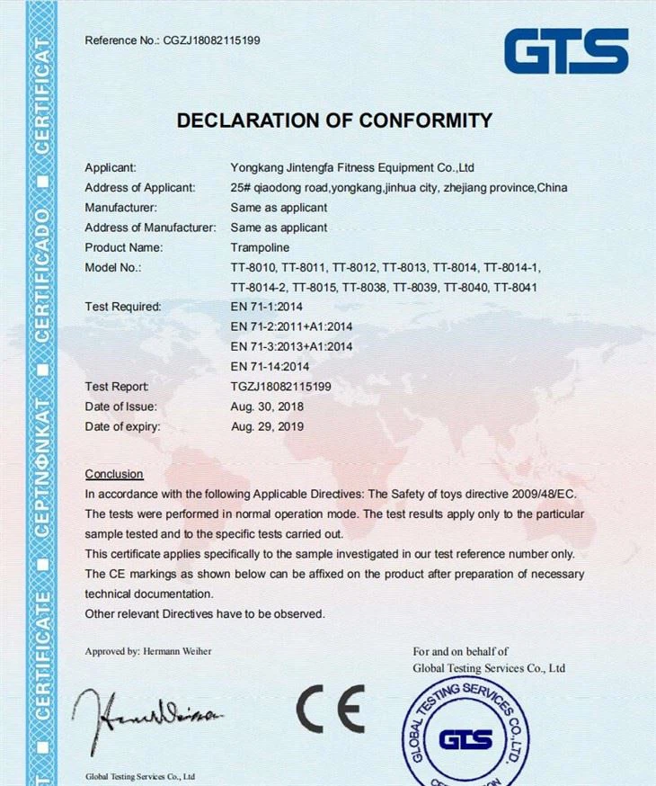 Home Fitness Trampoline